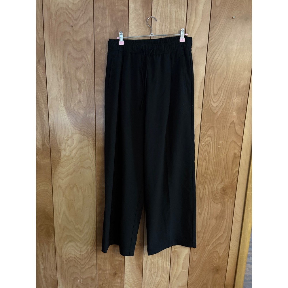 Old Navy Billie Wide Leg Pants Black High Rise Comfort Waistband Small